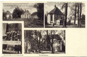 Dawny kompleks klasztorny Szymonki na pocztówce sprze 1945 r - zbiory Maciej Szczerepa (1) - Kopia - Kopia